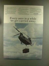 1967 Univac Computer Ad - We Get Carried Away