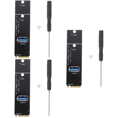 3 PCS Carte De Montage Adaptateur D'extension USB Pcie Ordinateur - Photo 3/12