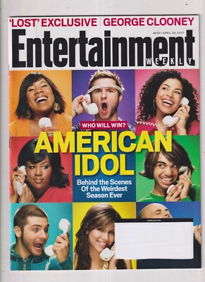 Entertainment Weekly April 20, 2007 American Idol, Lost, George Clooney (Magazin