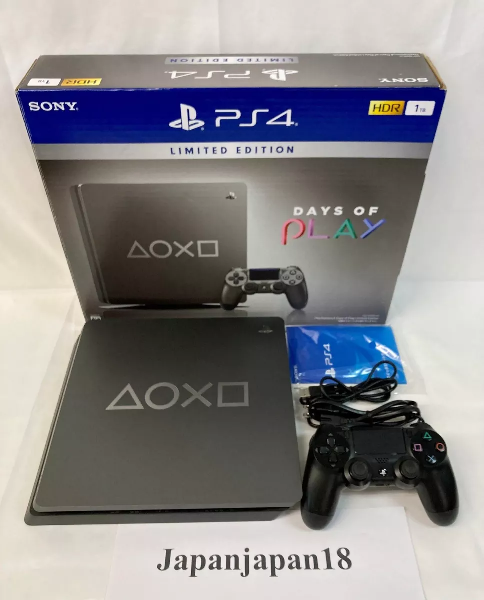 Sony PlayStation 4 PS4 Days of Play Limited Edition 1TB CUH-2200BBZR  Console F/S