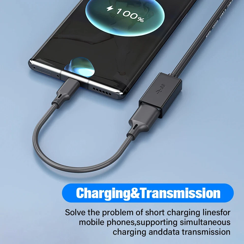 Cavo Prolunga USB3.0 Alta Velocità Cavo Prolunga Adattatore TipoA Maschio a Femmina Lotto - Immagine 4 di 4