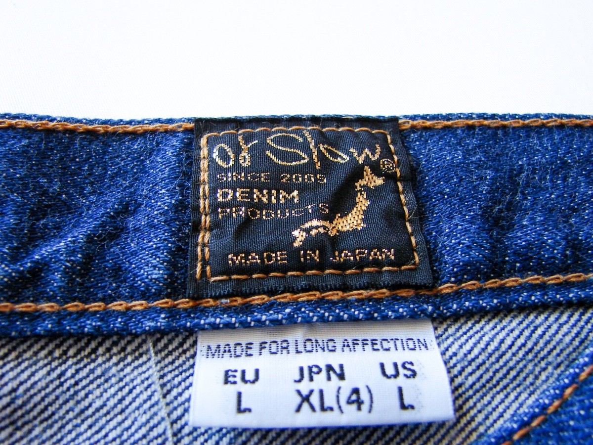 Men's OrSlow 306 Pen Slim Taper Dark Wash Indigo Japanese Denim