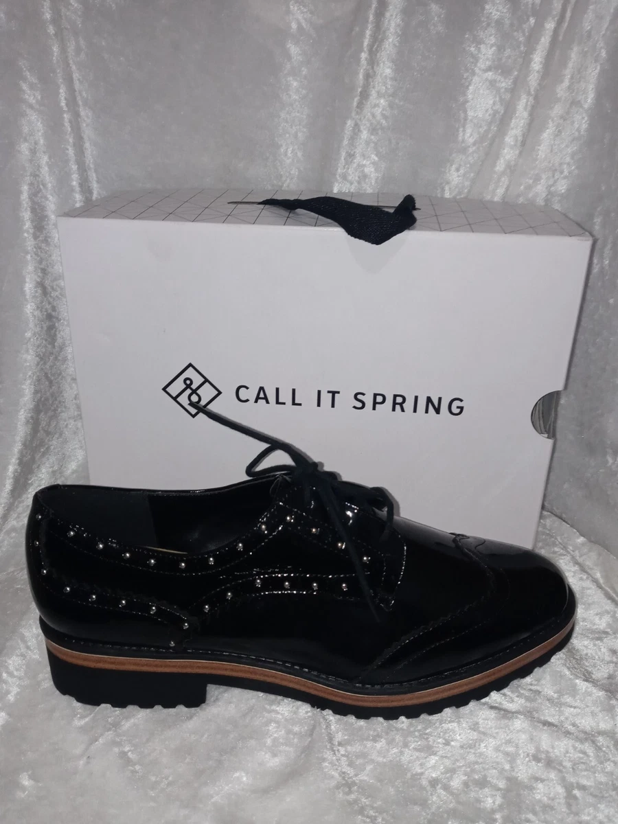 Slikke Orientalsk liste Call it spring Aldo Cavotti wing tip VEGAN shoes Size-11 US black color |  eBay