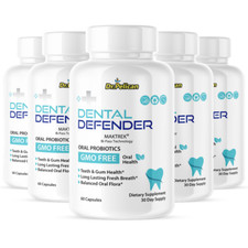 Dental Defender- Oral Support- 5 Bottles- 300 Capsules
