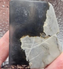 134g Volcano Agate/Freeform/Green Fluorescent/Minerals/UV-reactive