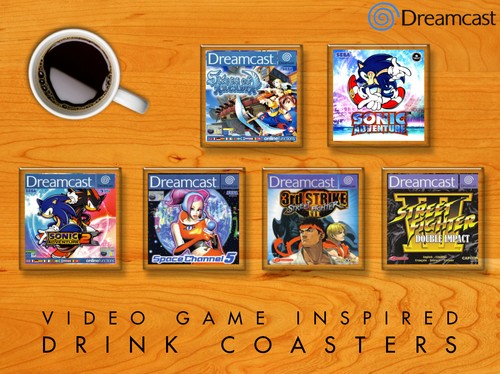 DRINKS COASTERS - Sega Dreamcast Collection - Shenmue Sonic and MORE - Picture 47 of 62