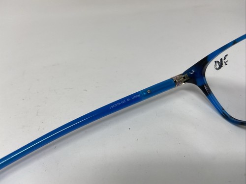 LILLY PULITZER EYEWEAR LINDLEY BLUE MARBLE 52/16/140 EYEGLASSES FRAME IE39 - Picture 6 of 8