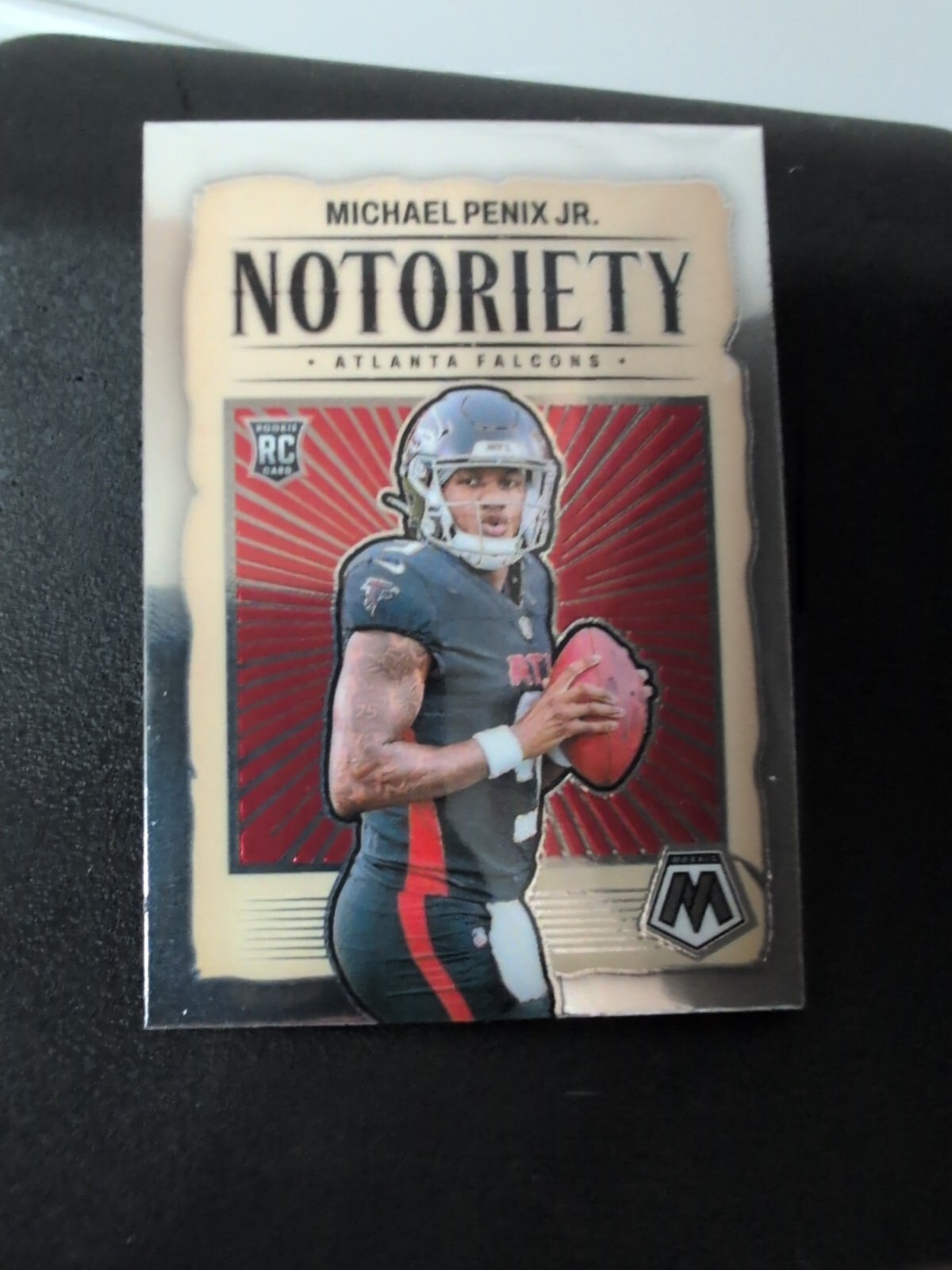 2024 Panini Mosaic - Michael Penix Jr. Notoriety RC Rookie #20 Atlanta Falcons