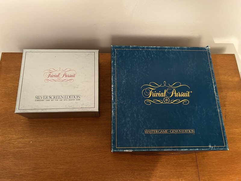 VINTAGE Trivial Pursuit Master Game Genus Edition 1981+ Silver Screen Edition 