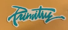 Primitive Skateboards Teal Tag sticker Decal Prod 