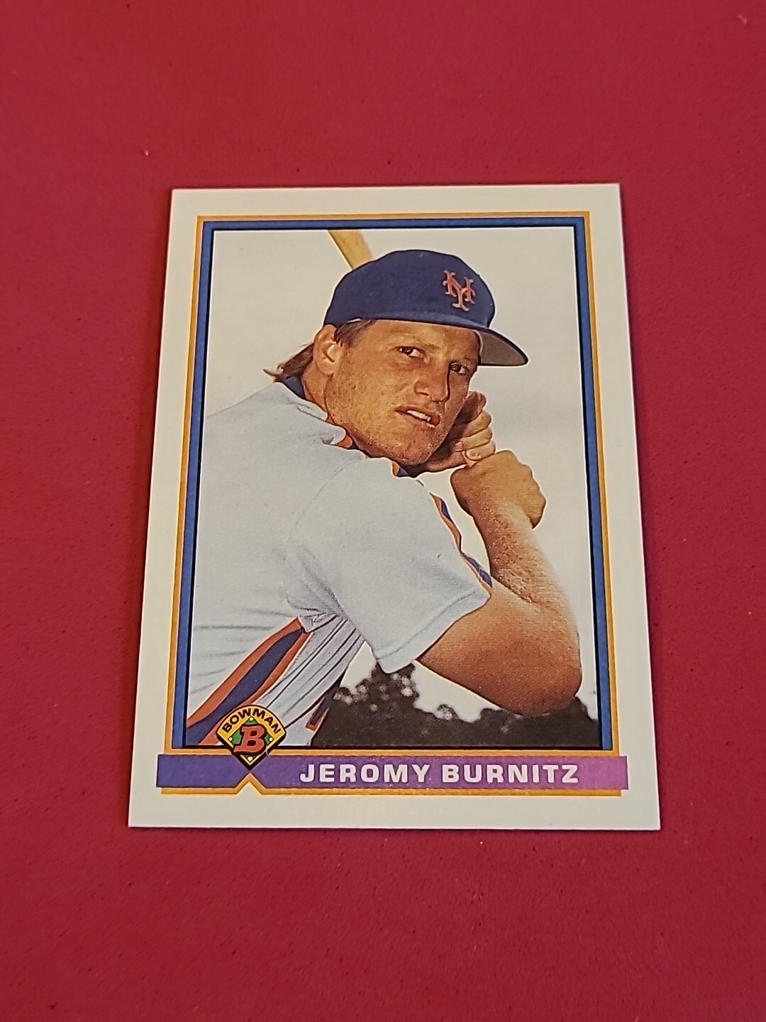 1991 Jeromy Burnitz ROOKIE RC Bowman #474