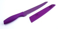 Hampton Forge Tomodachi Bread Knife, 8-inch, Purple, Hmc01a597a, New, Free Shipp on sale Hampton Forge Tomodachi Bread Knife, 8-inch, Purple, Hmc01a597a, New, Free Shipp on sale