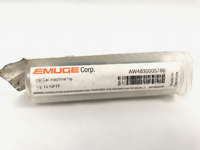 Tap Machine 1/2'' 14 Pitch NPT Pipe Tap Emuge Franken AW4830005786 - NEW