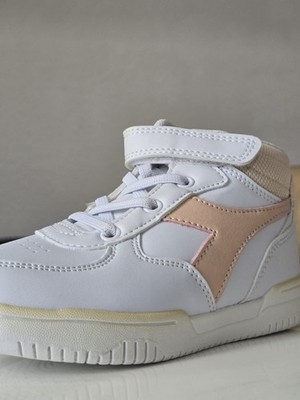 Diadora Kinder Unisex Schuhe Sneaker High-top Gr 27 Neu OVP Weis