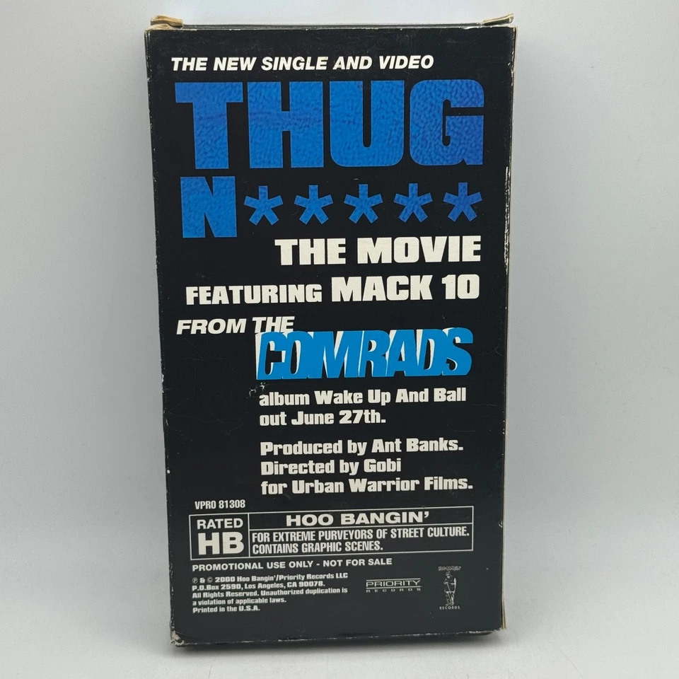 The Comrades Thug N The Movie featuring Mack 10 VHS Tape Music Video RAP PROMO - Image 2 of 4