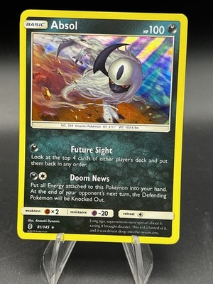 Pokemon TCG Absol 81/145 Guardians Rising Holo Rare ENG 2017 100HP