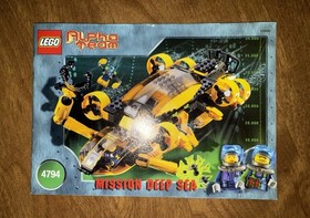 LEGO Alpha Team: Alpha Team Command Sub (4794) 97% Complete W/Box & Instructions