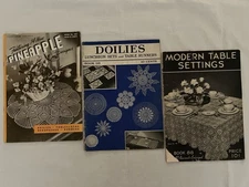 Clark's ONT J&P Coats Book No. 88, 118, 230: Doilies - Table Settings