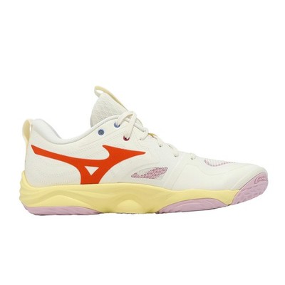 Mizuno Wave Momentum Elite White Orange Blue Men Unisex Volleyball