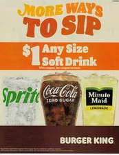 BURGER KING COUPON FLYER EXP 12/27/25 BK FAST FOOD RESTAURANT