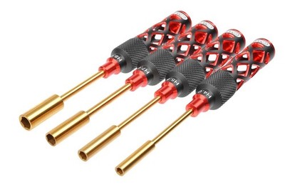 Team Corally Platinum Pro Tools Nut Driver Set M2/M3/M4/M5 4.0/5.5/7.0/8.0mm 4 P