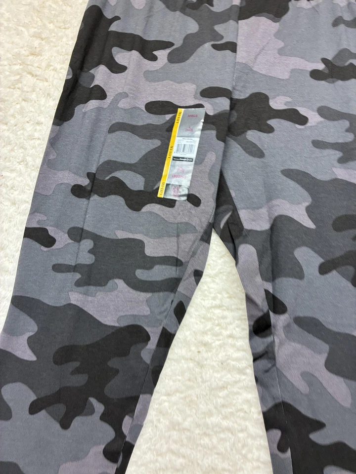 Leggings No Boundaries para mujer grandes grises camuflados tobillo elástico algodón juniors 11-13 Foto 4 de 4