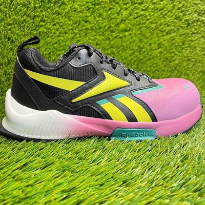 Reebok Lavante Trail 2 Womens Size 7W Pink Composite Toe Work Shoes Sneakers