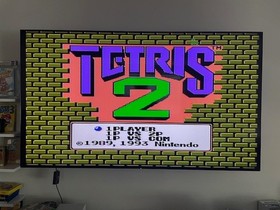 Tetris 2 (Nintendo NES) Authentic Cleaned Tested Working