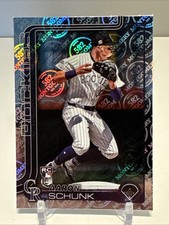 2025 Topps Aaron Schunk #196 Montgomery Club Foil RC Colorado Rockies