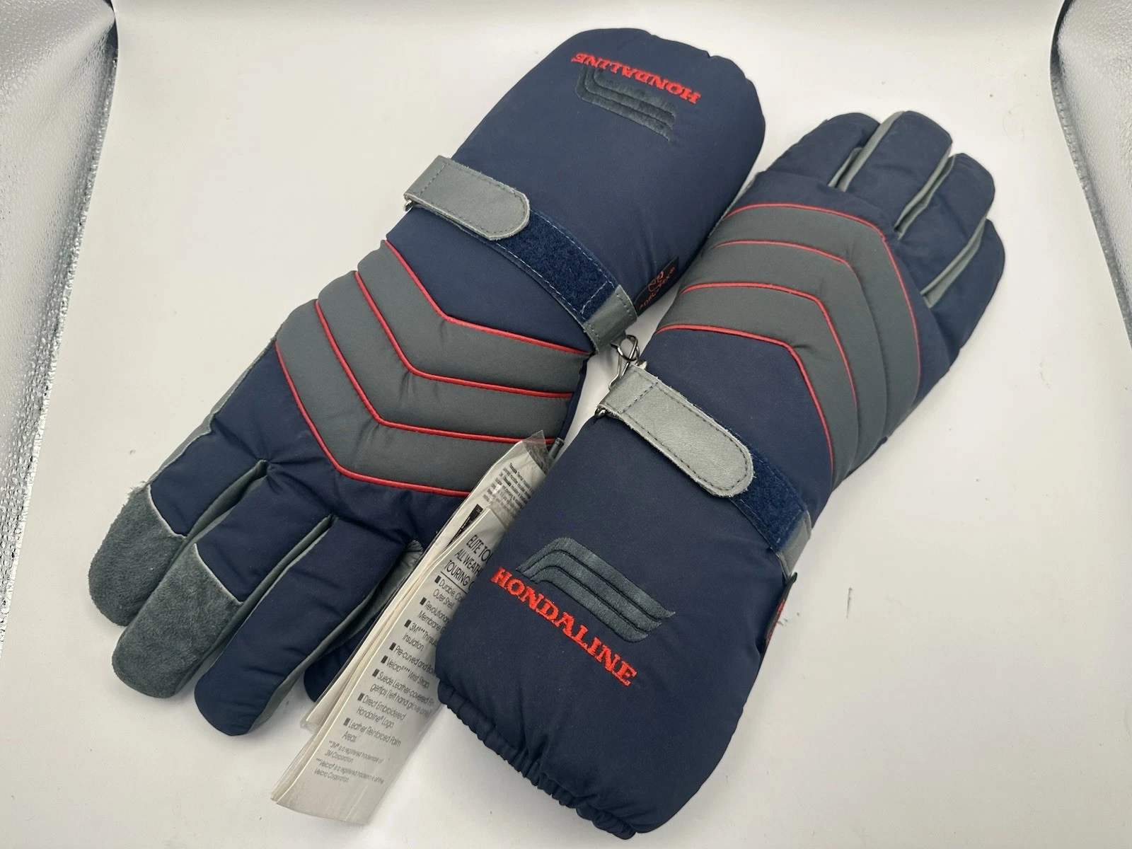 New VTG HondaLine Elite Touring Snow Gloves Large Winter Gear 80s Ski Snowboard