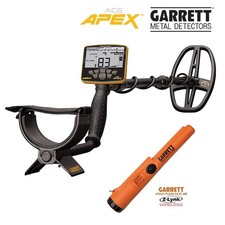 PROMO METAL DETECTOR APEX GARRETT PIASTRA 6"x11" MULTIFREQUENZA PROPOINTER AT Z-