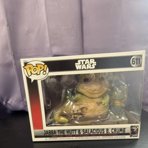 Funko Pop! Star Wars Jabba the Hutt & Salacious B. Crumb #611 Bobblehead