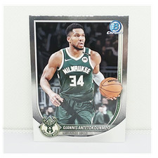 2025-26 Topps Bowman Chrome Giannis Antetokounmpo Milwaukee Bucks BVC-80