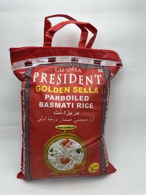 President Basmati Reis 5kg Langkorn, Aromatisch,Perfekt zum Kochen