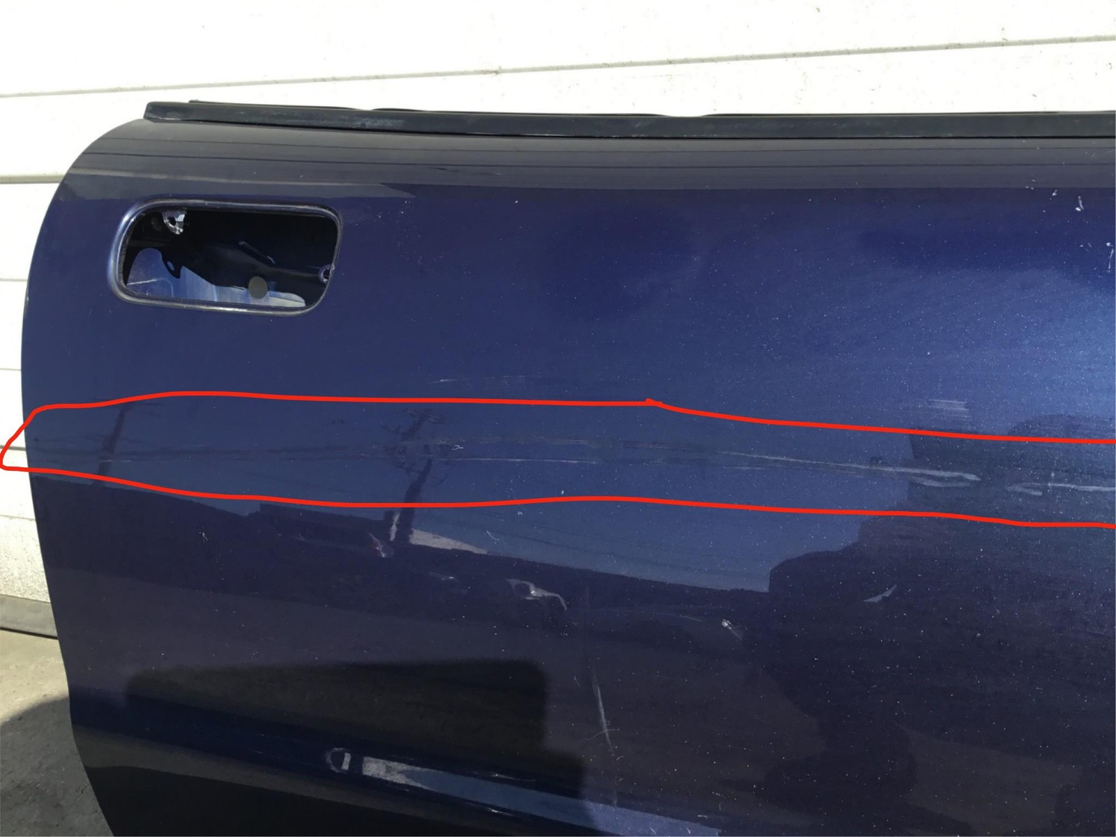 Maserati Coupe GT 2003 Front Right Passenger Door Shell Panel 02-06 ;:Y