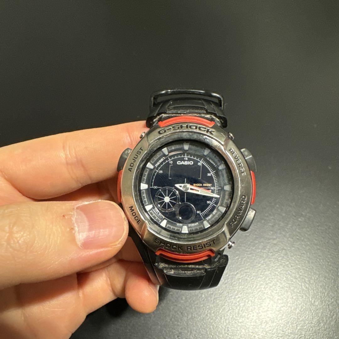 Casio G-Shock Digital Red Shock-Resistant Watch for Men