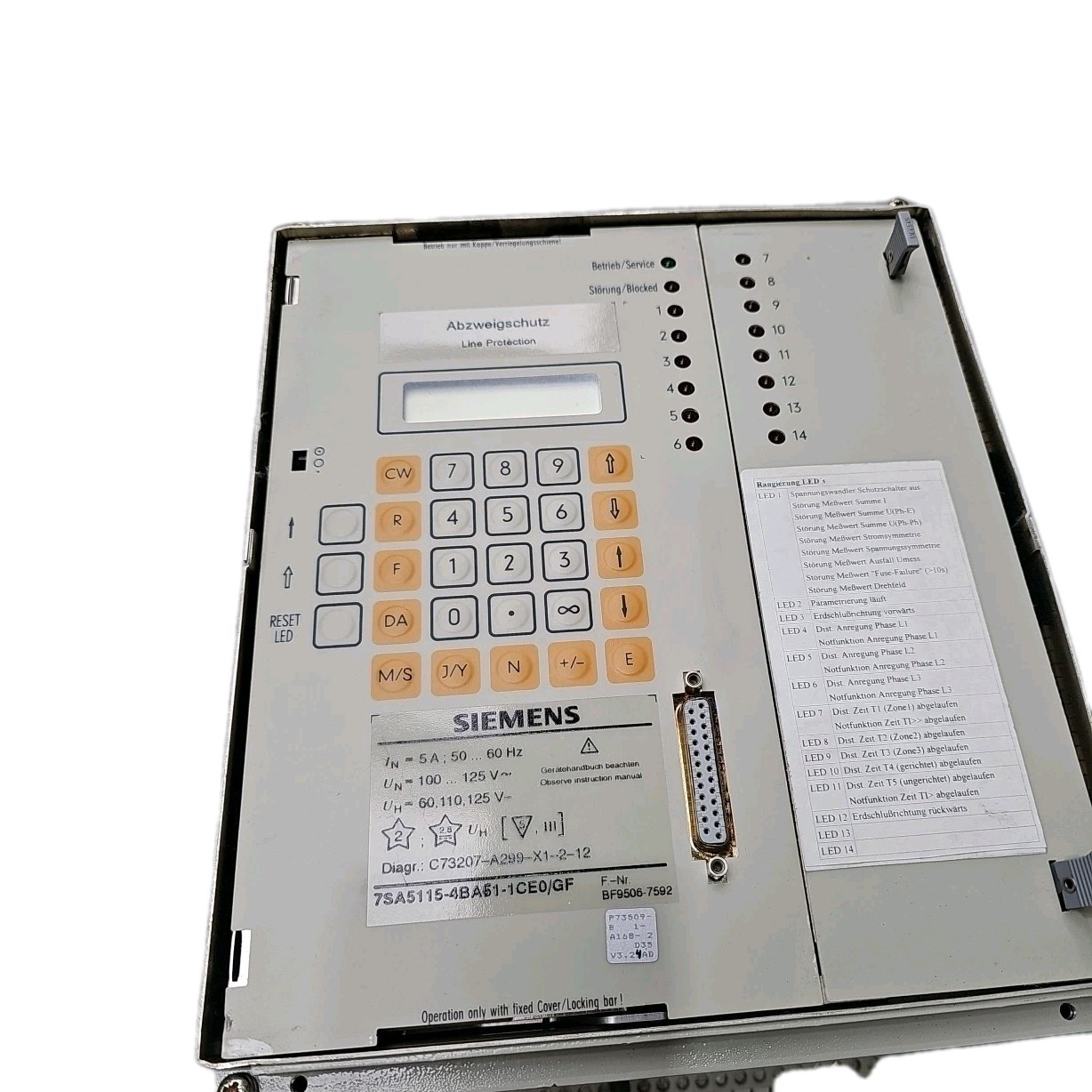 Siemens 7SA5115-4BA61-1CE0/GF 7SA 5115-4BA61-1CE0 — 2