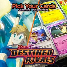 Pokemon TCG Destined Rivals Singles - Common/Uncommon - Karten aussuchen - EN/NM
