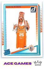2025 Donruss WNBA #92 Saniya Rivers Connecticut Sun Rookie RC
