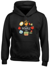 Personalised Happy Nowruz Half-Sin Table Kids Hoodie Gift Hooded Top