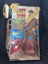 Marx Johnny West Western Posable Action Figure w/ Hat, Vest, Rifle, Pistol