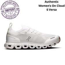 Women's Cloud 6 Versa Comfortable and Lightweight White White. Authentic 100