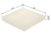 Bosch 1 987 435 133 Filter, Innenraumluft FüR Hyundai Kia