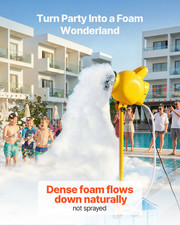 Foam Party Machine Adjustable Angle Foam Cannon 37QT Tank