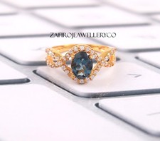 London Blue Topaz, 925 Sterling Sliver, Blue Topaz Ring, High Finishing Ring