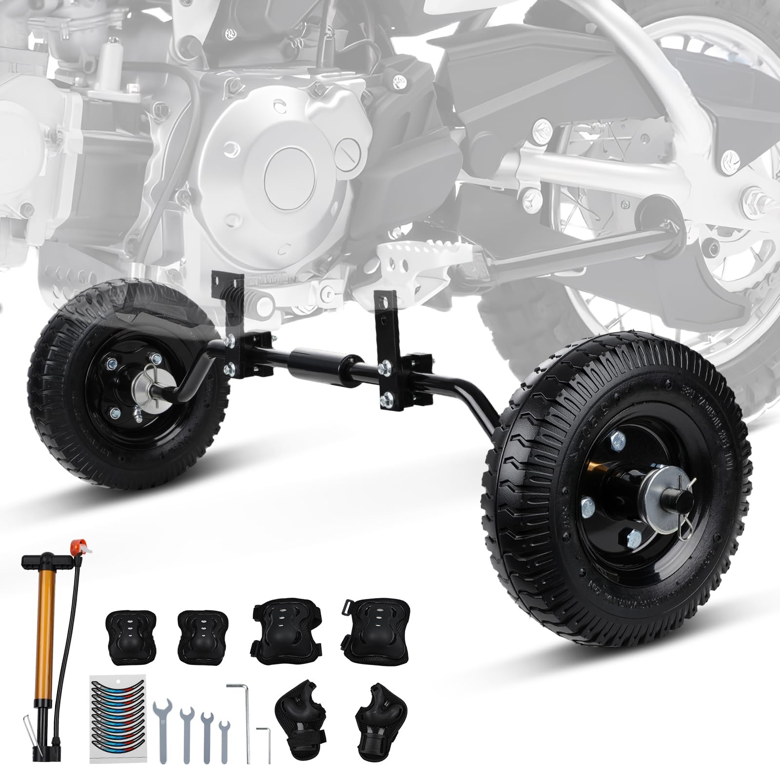 Dirt Pit Bike Training Wheels Adjustable Universal for CRF50 TTR 50 110 90 PW...