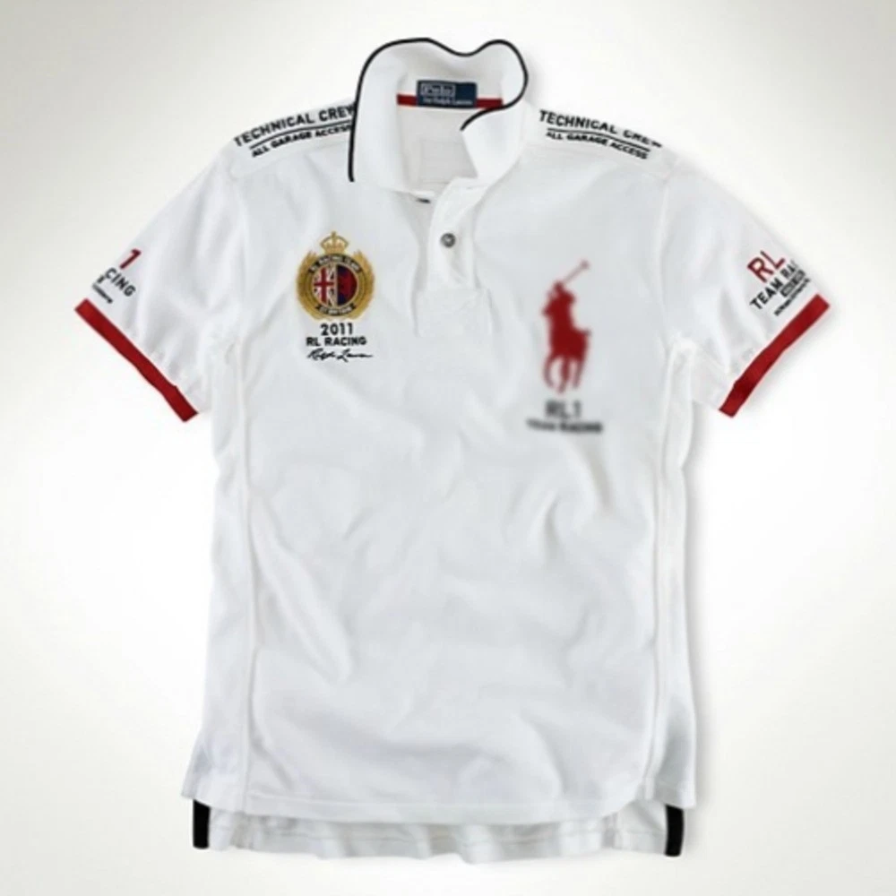 Men's Custom Slim Race Car Fit Cotton Mesh Classic Polo Short Sleeve Shirt
Opens in a new window