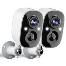 Security Cameras Wireless Outdoor, 2.5K WiFi Battery Powered Cameras for Home...