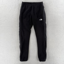 The North Face Jogger Pants Youth Kids Medium 10/12 Black Fleece Elastic Waist