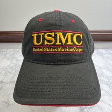 United States Marine Corps Veteran Black Military Hat Cap / Adult / Strapback